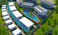 Уникальный комплекс с большой территорией, с выбором квартир, дуплексов, вил и домов в районе Каргыджак
