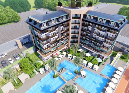 Масштабный жилой комплекс премиум-класса в 100 метрах от песчаных пляжей и лазурного моря в экологически чистом районе Каргыджак