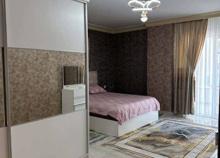 Уютная квартира 2+1 с мебелью в 300 метрах от моря в районе Махмутлар
